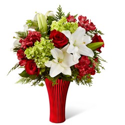 The Holiday Celebrations Bouquet from Clifford's where roses are our specialty